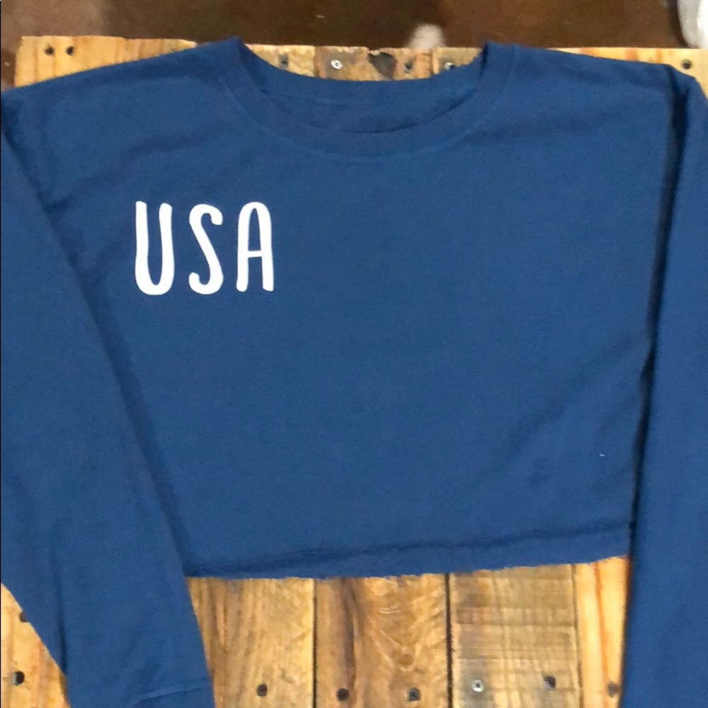 A crop top I made.